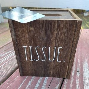 Rae Dunn Brown Tissue Box Holder
